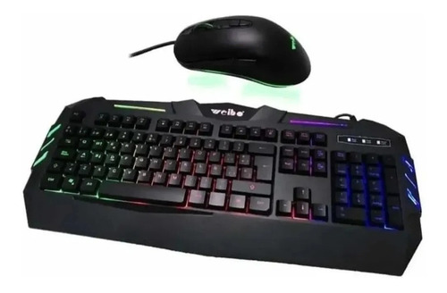 Combo Teclado + Mouse Gaming Weibo Wb-520 Rgb