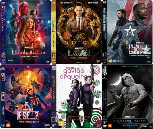 Coleção Dvd Ucm Séries Marvel Completa