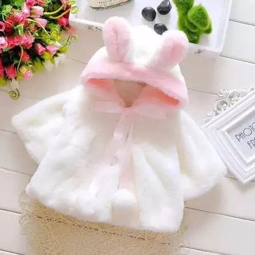 Chaqueta Peluche Rosado Niña