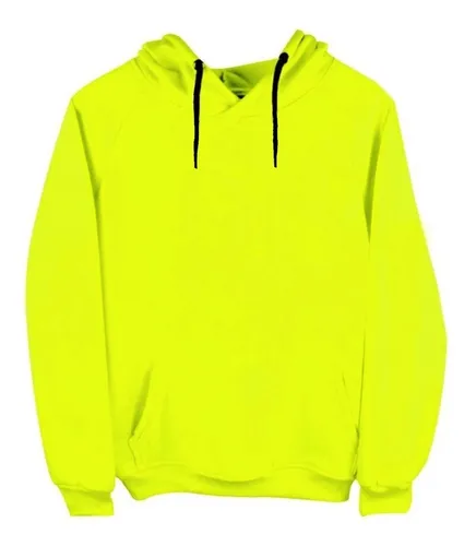 Sudadera hombre Running Night amarillo flúor