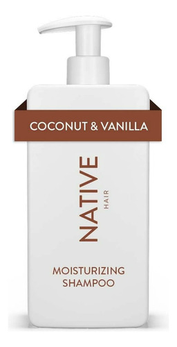 Native Shampoo Coco Y Vainilla. 487ml (16.5 Oz) Importado