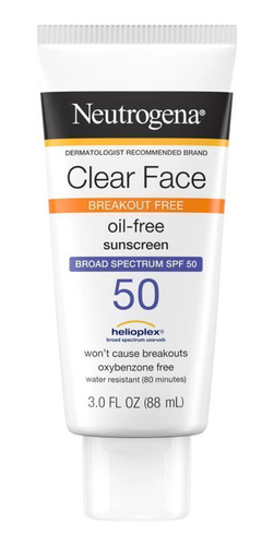 Neutrogena Clear Face Protetor Solar Face/corpo Spf 50 -88ml