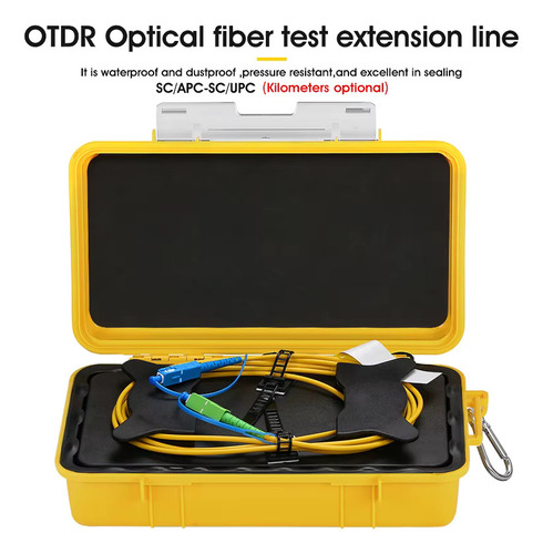 Bobina De Lançamento Para Otdr - Sc/apc - Sc/upc - 1000 Mts