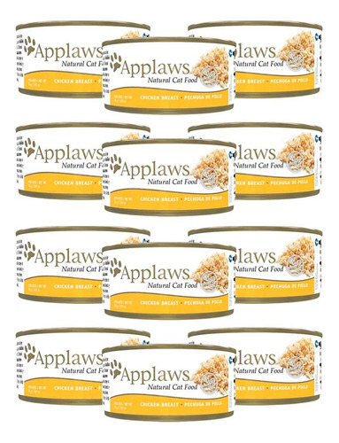 Applaws Pechuga De Pollo - Alimento Para Gatos 70gr X 12