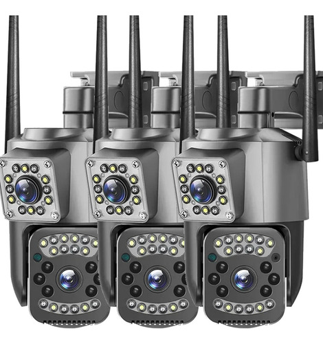 Combo 3 Cámaras Ptz Robótica Ip Wifi 2k Fullhd 1440pexterior