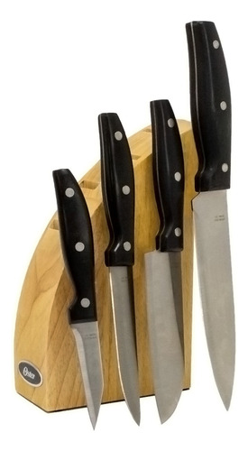 Juego de cuchillos Chef de acero inoxidable Cepo Madeira Professional Barbacoa