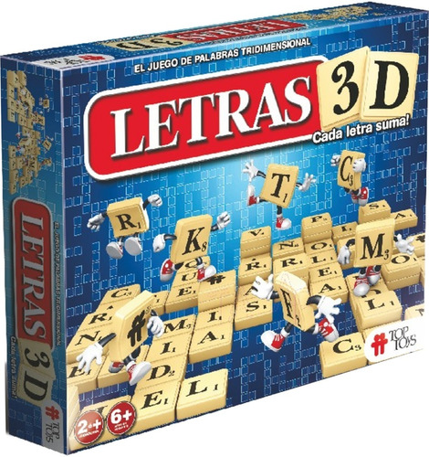 Juego De Mesa Letras 3d Juego De Palabras Top Toys 1106