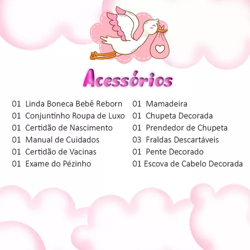 Boneca Bebe Reborn Realista Gi…