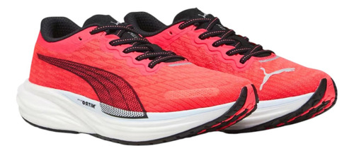 Tenis Puma Mujer Dama Deviate Nitro 2 Wns Rojo Running