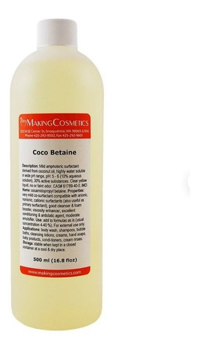 Betaína - Anfótero - Coco Amido Propil Betaín- Shampoo Jabón