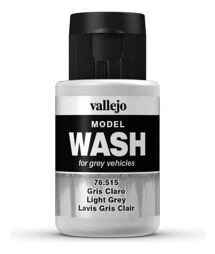 Vallejo Model Wash Lavados Gris Claro 76515 Efecto La Plata