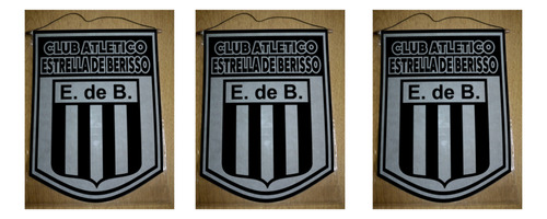 Banderin 40cm Color Estrella De Berisso
