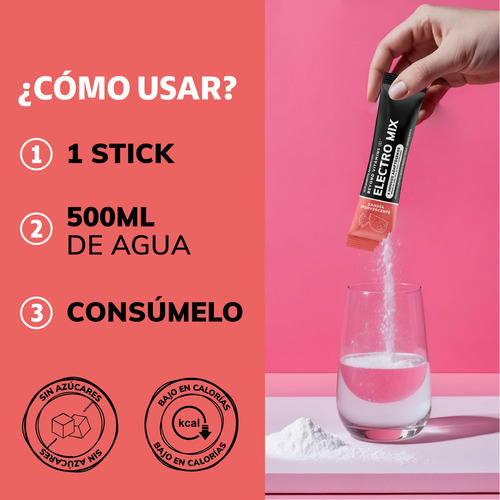 Electrolitos Con Hongos Sin Azúcar En Polvo Beyond Vitamins | Hidratación Baja En Calorías, Apto Dieta Keto | 20 Sticks, Sabor Sandía Efervescente