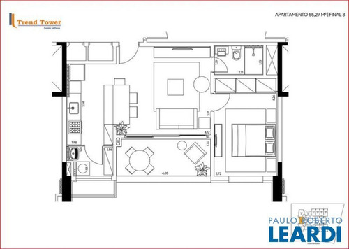Imagem 2 de 3 de Apartamento - Alphaville - Sp - 607654