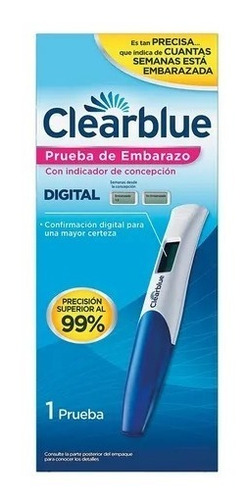 Clearblue Prueba De Embarazo Digital Caja Con 1 Pieza