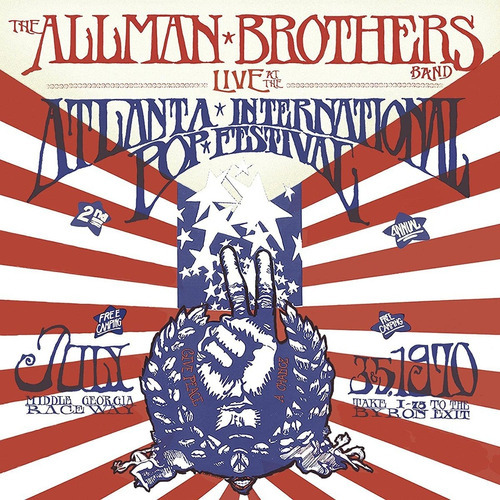 Allman Brothers Band Live At The Atlanta Pop Festival 2 Cd