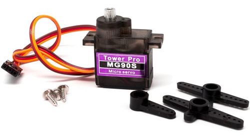 Pack 10pcs Mini Servo Motor 9g Engranaje Metálico Mg90s