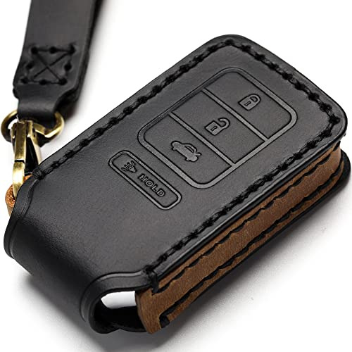 Funda De Llave De Coche De Cuero Compatible Control Rem...