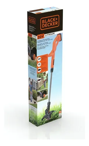 Podadora Bordeadora Black+decker Lst201 25cm 20v Inalámbrica Color Naranja