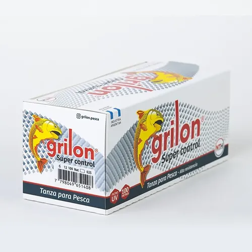 Tanza Pesca Grilon Nylon 0.35mm 9.2kg Amarillo 12x100m Resistente