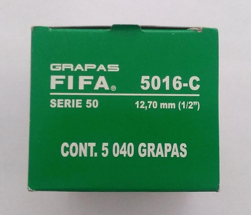 Grapas Tapicería Fifa 5016-c 1/2 Serie 50 5,040 Piezas