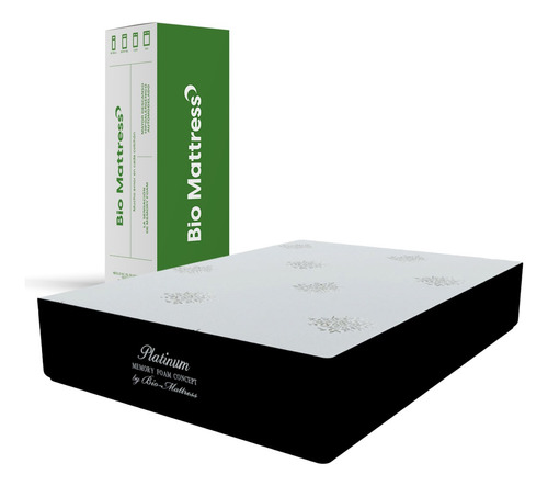 Colchon Bio Mattress Queen Size Platinum Memory Foam