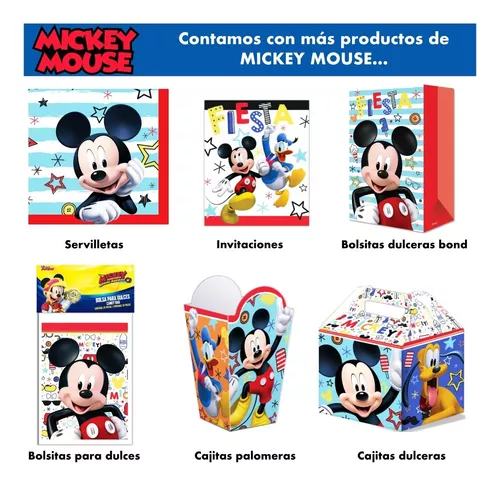 comedia Mancha Policía Mickey Mouse Caja Cajita Multiuso Artículo Fiesta - Mic0h1