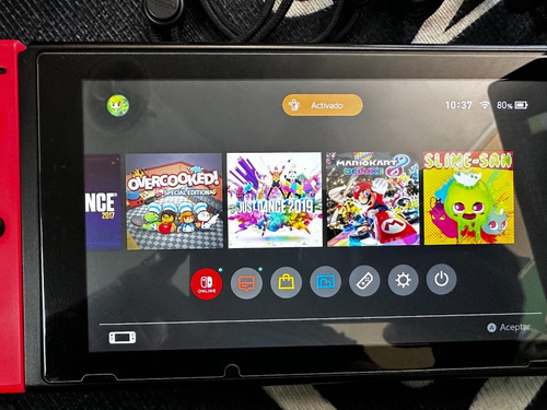 Nintendo Switch 32gb + 4 Joy-con + Ringfit + Juegos + Extra (Usado)