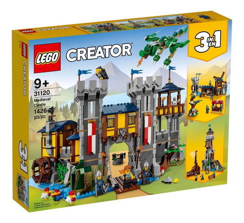 Lego Creator 3 Em 1 Castelo Medieval 31120 - 1426 Peças