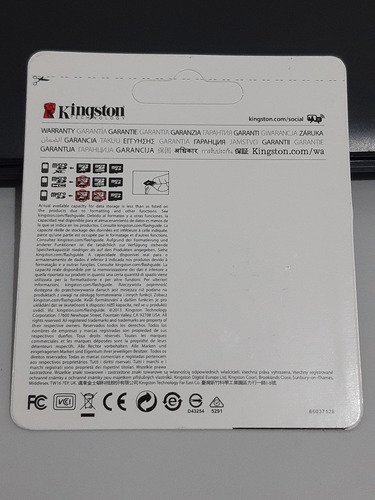 Imagem 2 de 3 de Micro Sd 512gb Kingston Sdxc Canvas Select