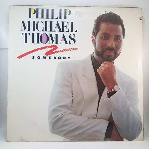 Philip Michael Thomas - Somebody - Usa 1988 Vinilo Lp Mb+