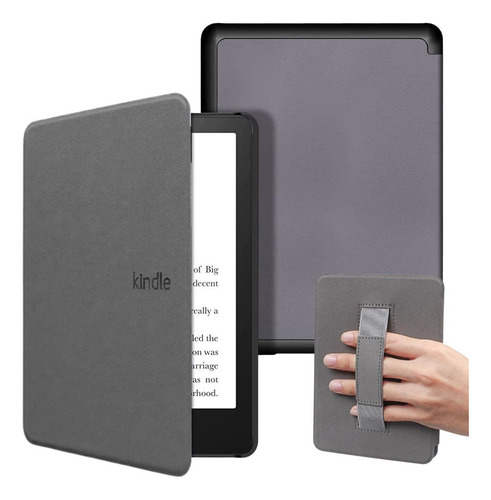Capinha Couro Com Alça Para Kindle 12 Rs23cv 6.0 Polegadas