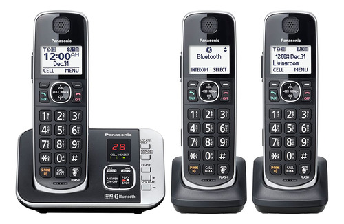 Sistema De Teléfono Panasonic Kx-tge663b Link2cell, Dect 6.0