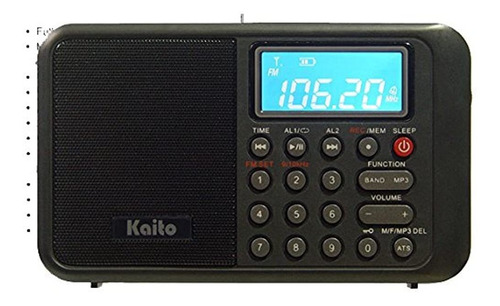 Imagen 7 de 7 de Radio Kaito Ka108 radio Am Fm Onda Corta Mp3 Radio Reco §