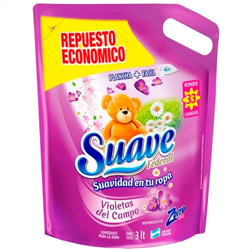Imagen 2 de 5 de Suavizante Par Ropa Suave Violetas Del Campos - Mejor Precio