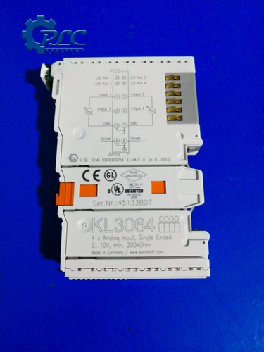 Beckhoff Kl3064 Modulo Analogico De Entrada Digital