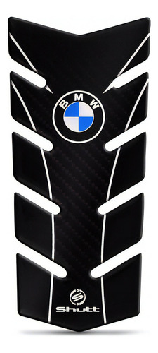 Protetor De Tanque Shutt Tank Pad Moto Bmw Carbono Cor Preto