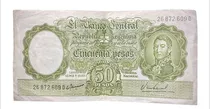 Comprar Billete 50 Pesos Moneda Nacional 1968 Bottero 2025 Fa