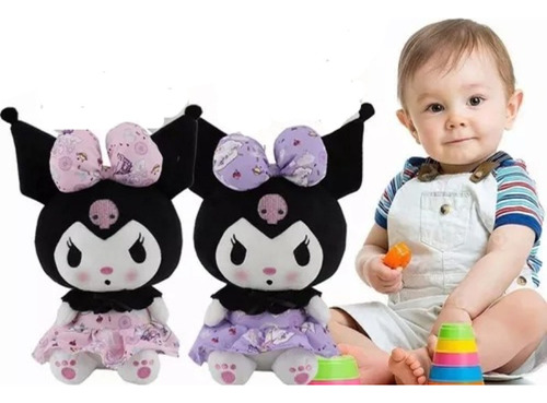 Peluche Kuromi 25cm Estampada