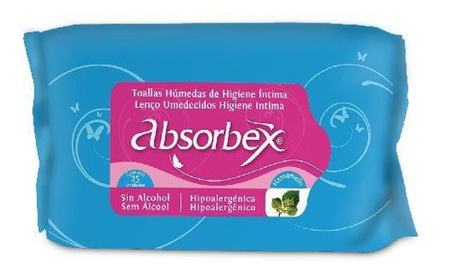 Absorbex - Toallas Humedas - Intima - X 25