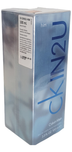 Perfume Ckin2u Calvin Klein Eau De Toilette 100ml Masculino