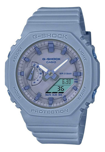 Relógio Casio G-shock Gma-s2100ba-2a2dr *carbon Core Guard Cor da correia Cinza Cor do bisel Cinza Cor do fundo Cinza