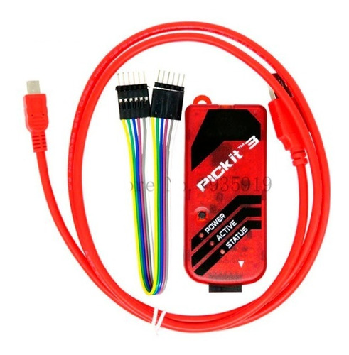Programador Pickit3 Pickit 3 Pic Kit 3 + Cables Usb Y Datos