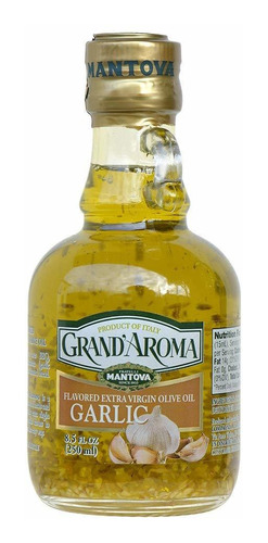 Grand'aroma Garlic - Aceite De Oliva Virgen Extra, 3 Unidade