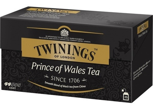 Te Twinings Te Ingles Caja 25 Saquitos Prince Of Wales