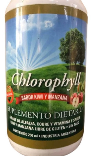 Clorofila Kiwi Y Manzana 250cc Chlorophyll Original Green Dw