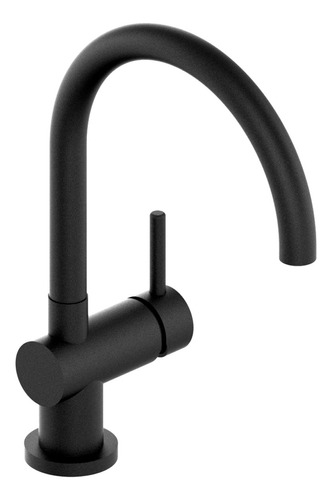 Griferia Cocina Jockey Monocomando Hidromet Curvo Black