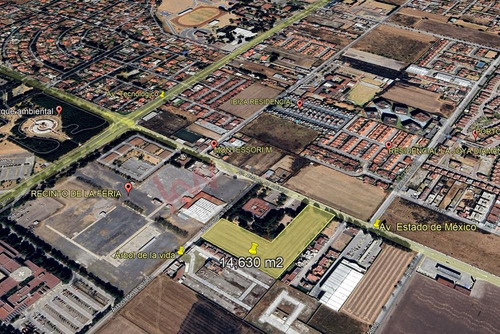 Terreno Para Desarrollo De Vivienda, En Metepec Centro