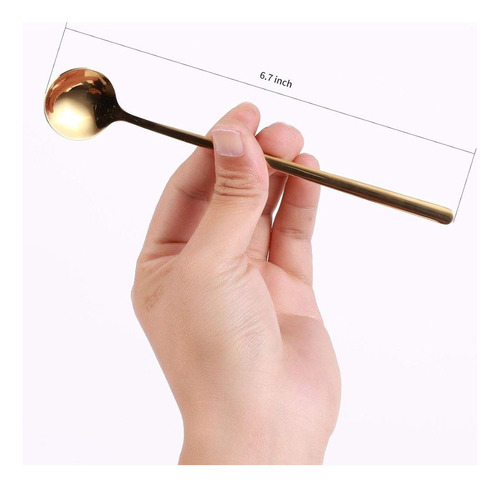 U Chef Juego De 4 Cucharas De Café, Cuchara Agitadora,