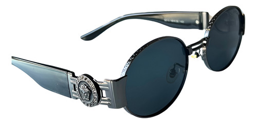 Lentes De Sol Luxanova Estilo Italiano Premium Con Estuche Ocean Negro Negro Negro